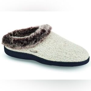 Acorn Chinchilla Clog Ragg - Women's Slipper Charcoal Heather